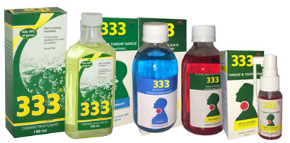 333 range of products